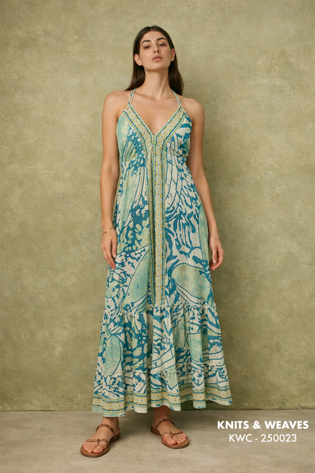 Vestido Midi Jaipur Espalda Abierta