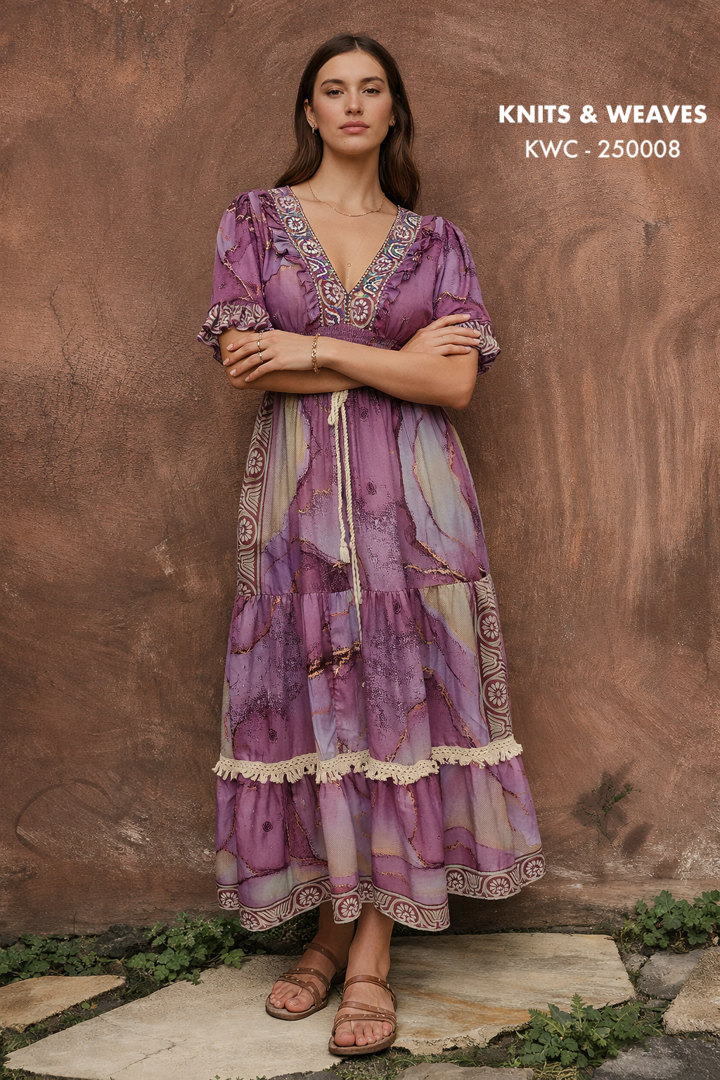 Vestido Midi Jodhpur Con Mangas