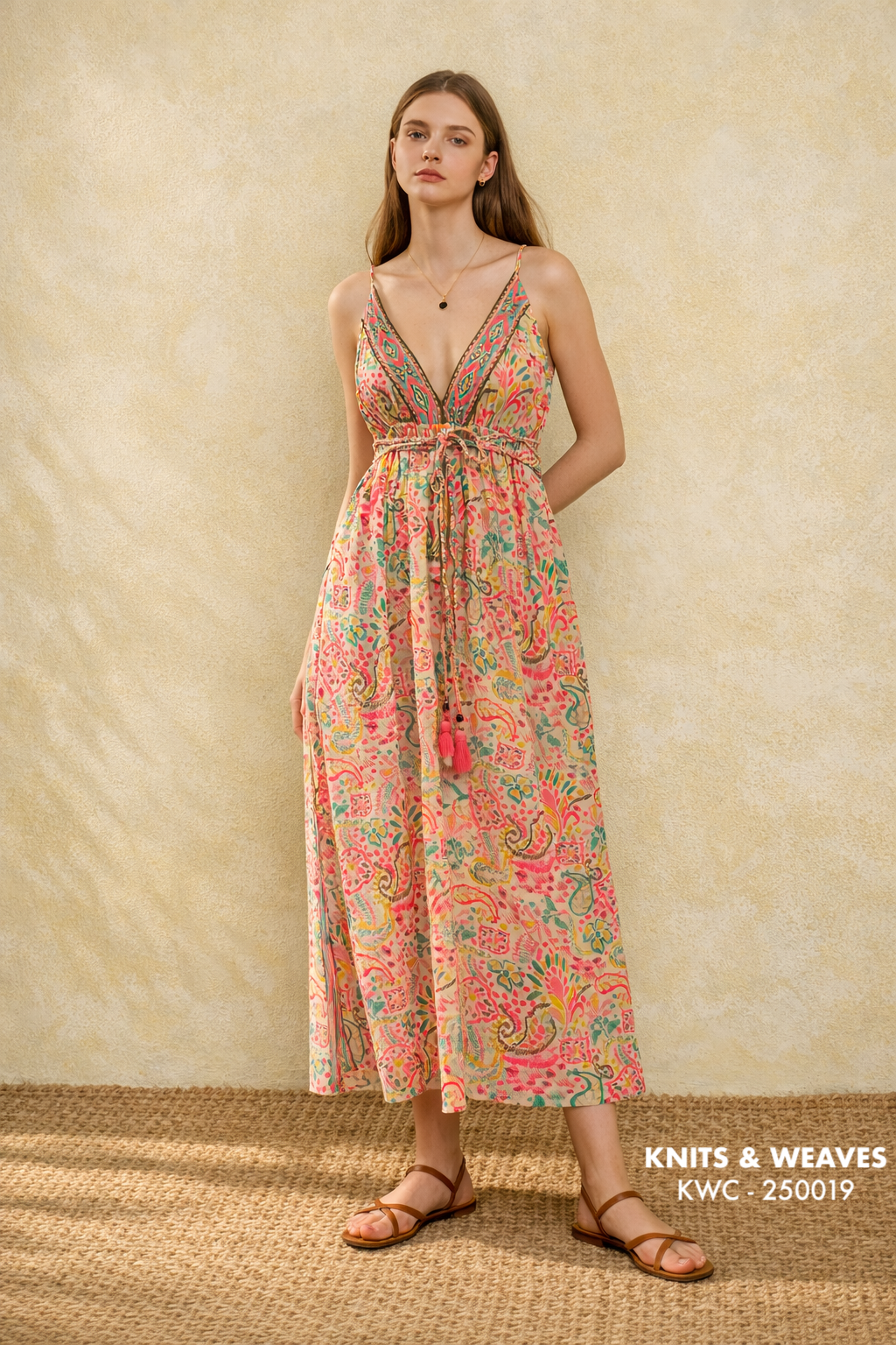 Vestido Midi Varanasi Cruzado