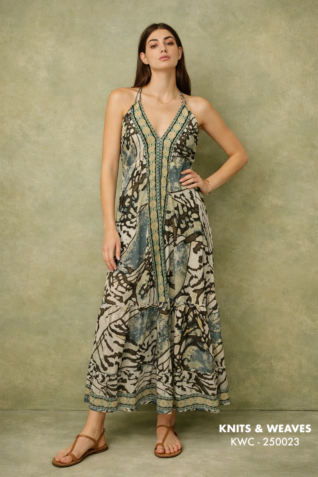Vestido Midi Jaipur Espalda Abierta
