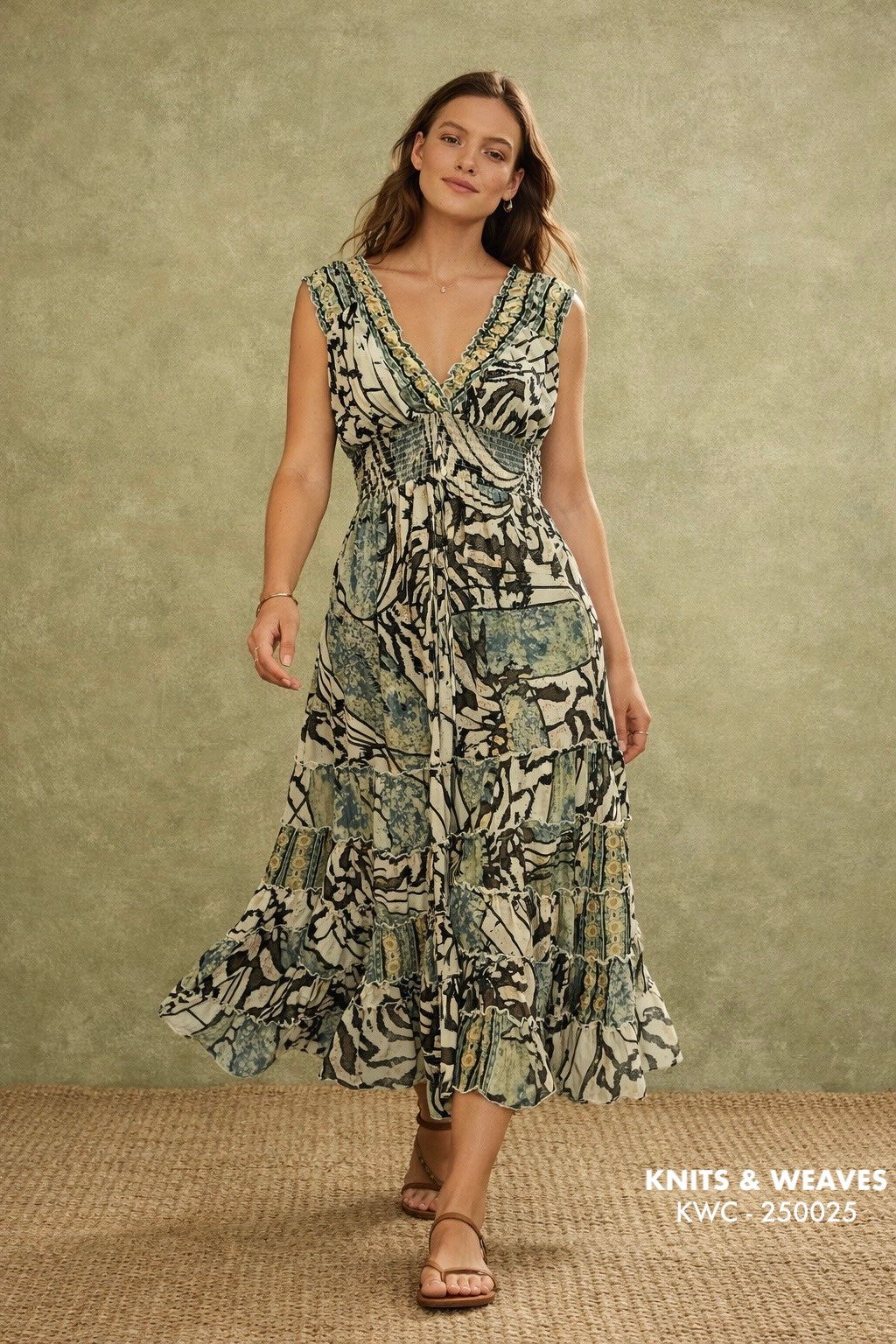 Vestido Largo Midi Varanasi