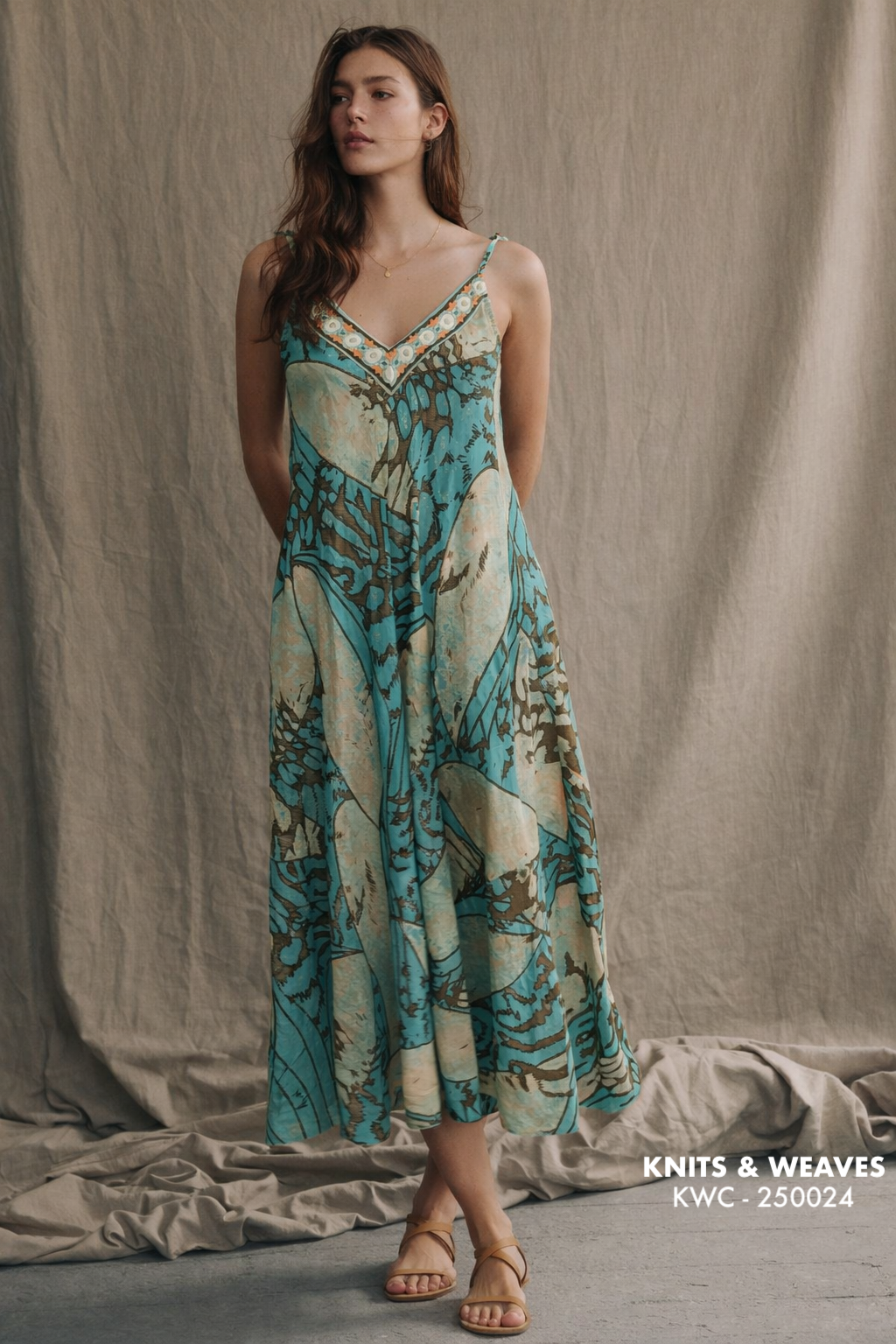 Vestido Midi Udaipur Lazos