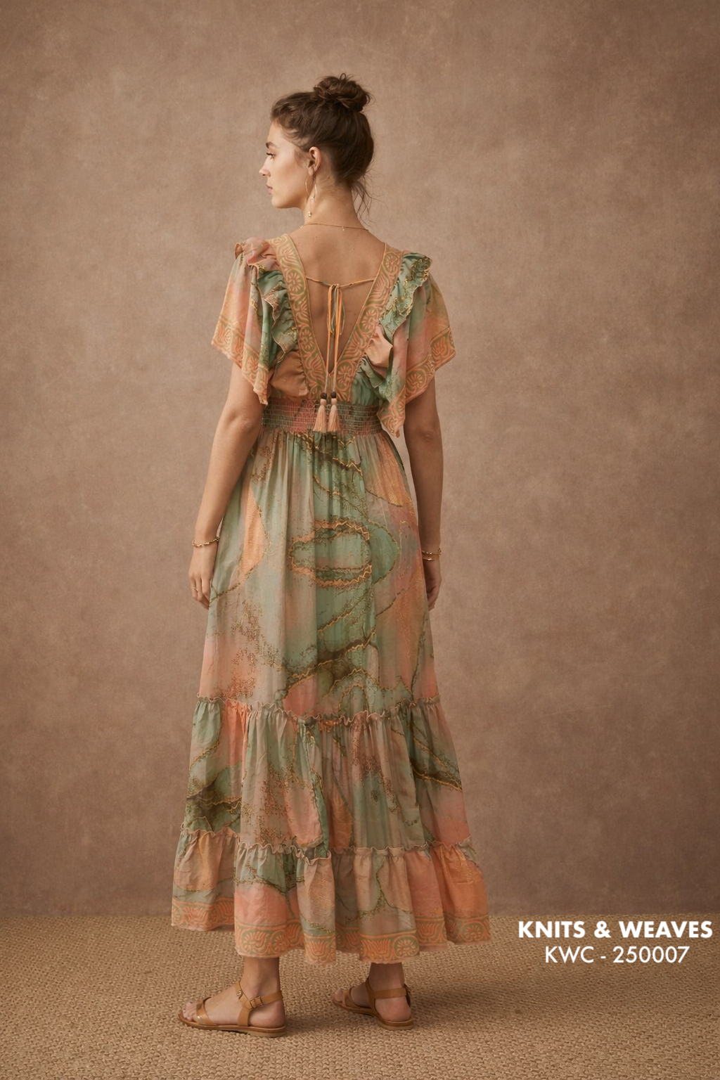 Vestido Midi Varanasi Étnico