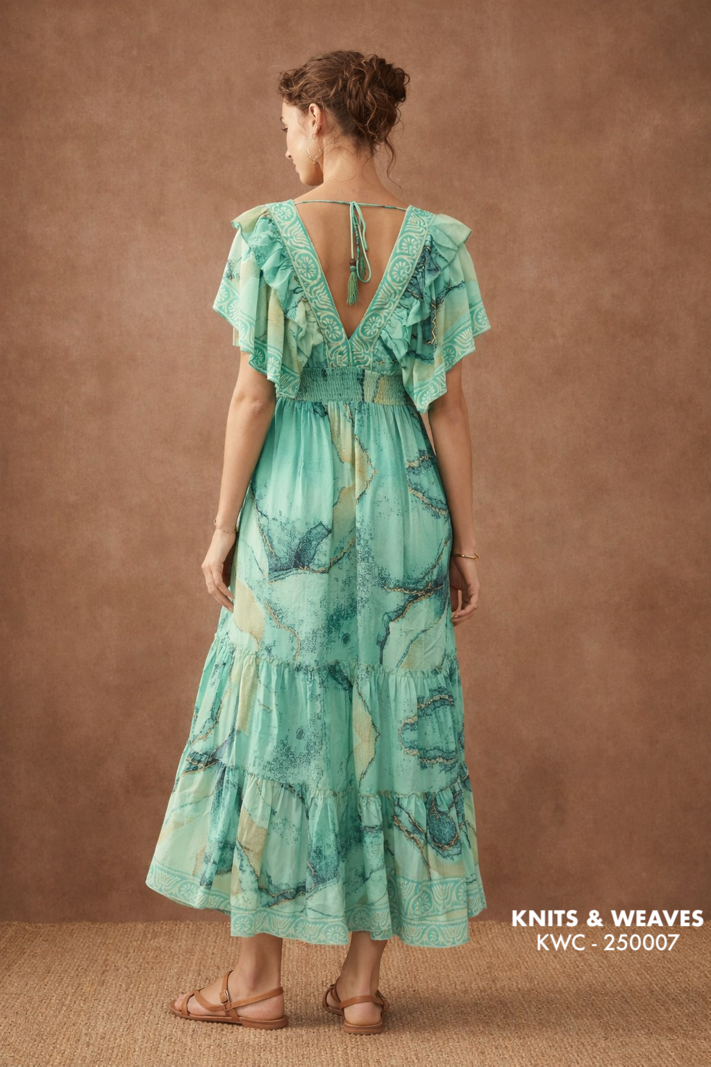 Vestido Midi Varanasi Étnico