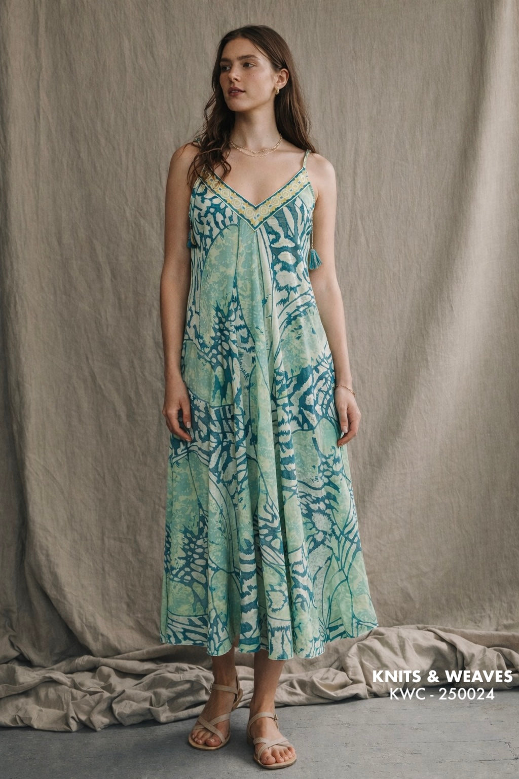 Vestido Midi Udaipur Lazos