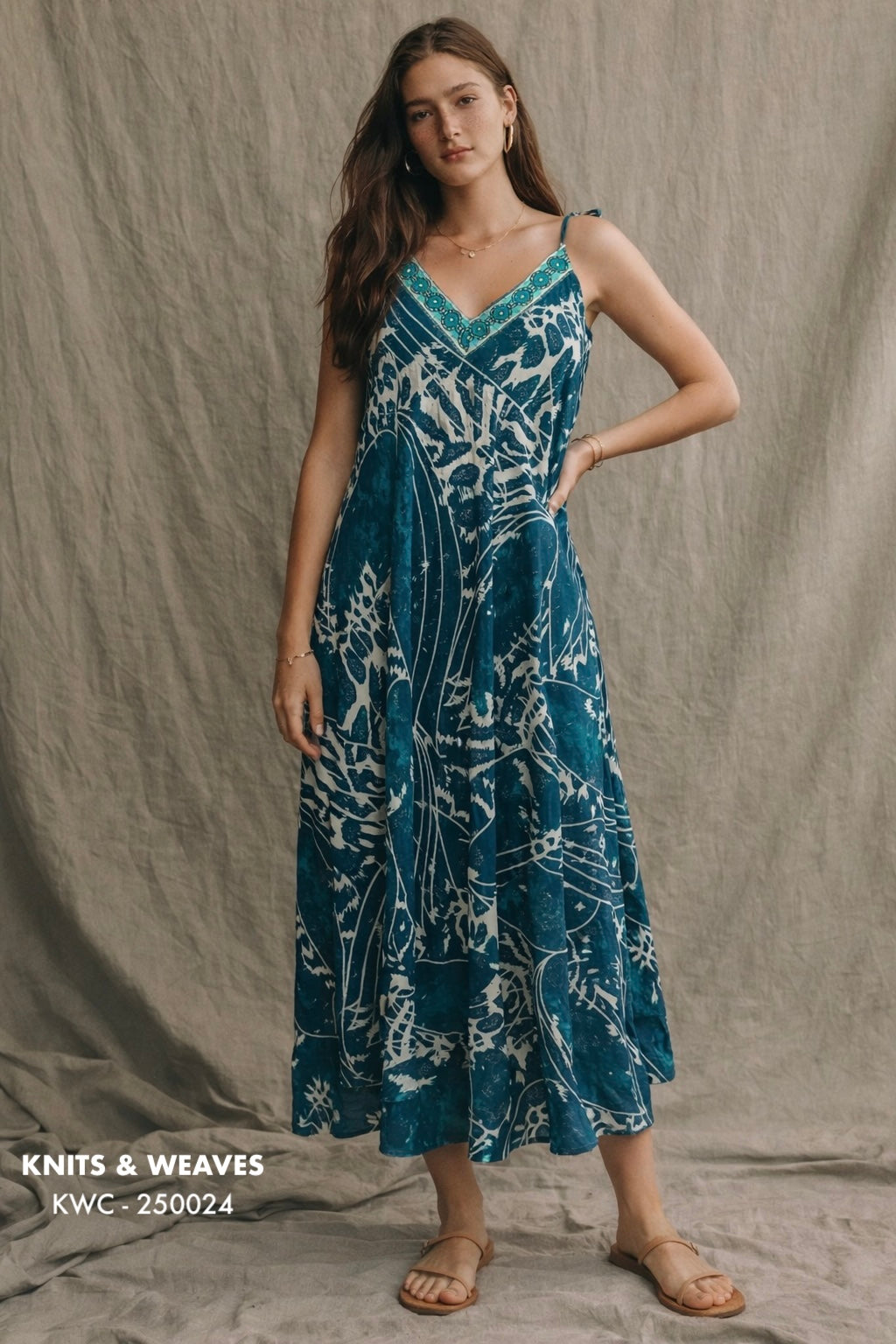 Vestido Midi Udaipur Lazos