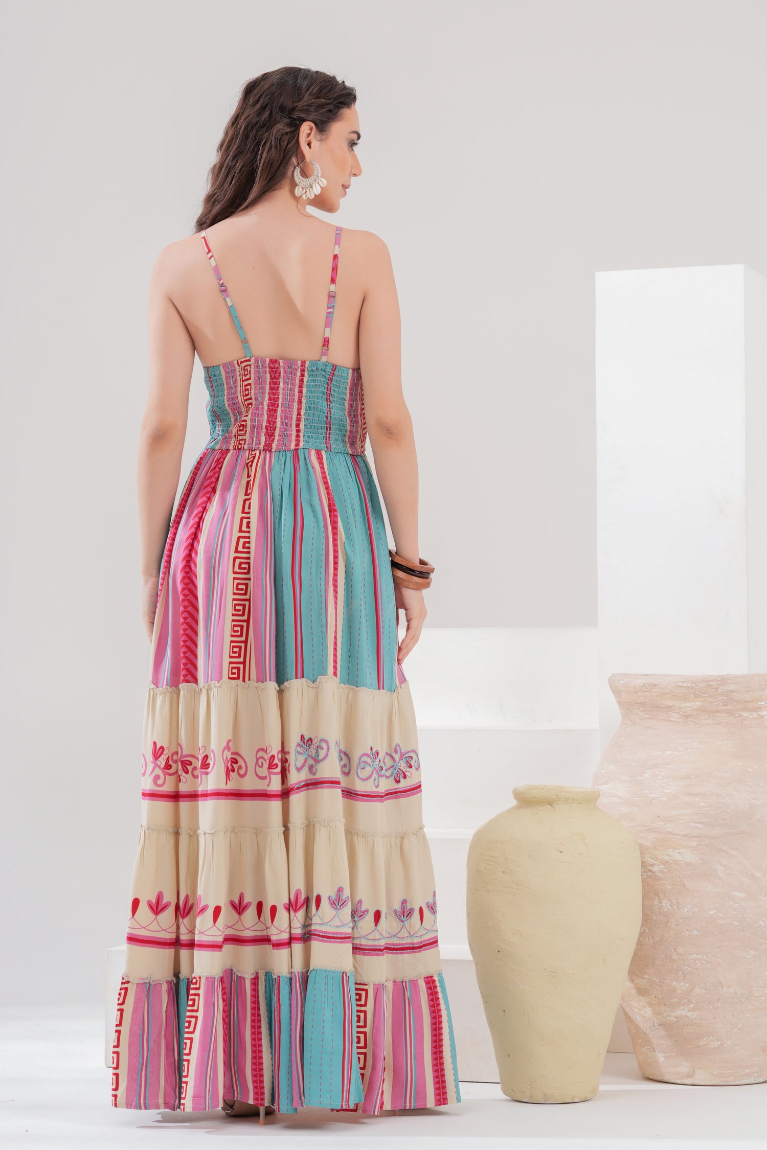 Vestido Maxi Amara Boho Sunset