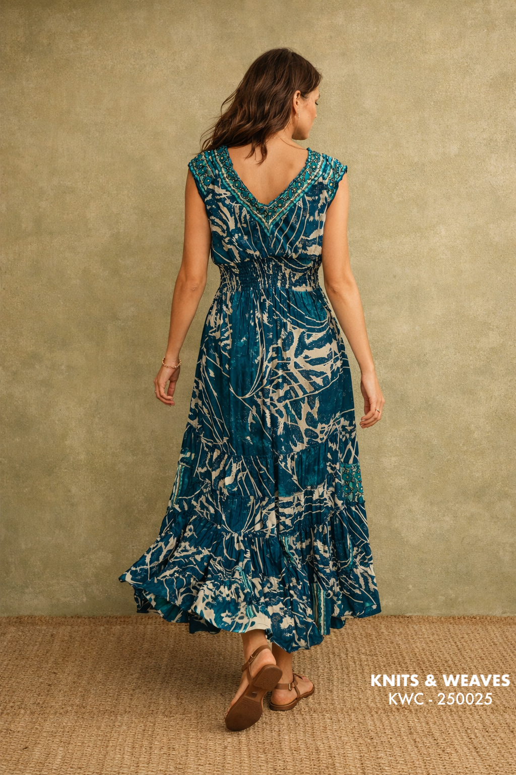 Vestido Largo Midi Varanasi