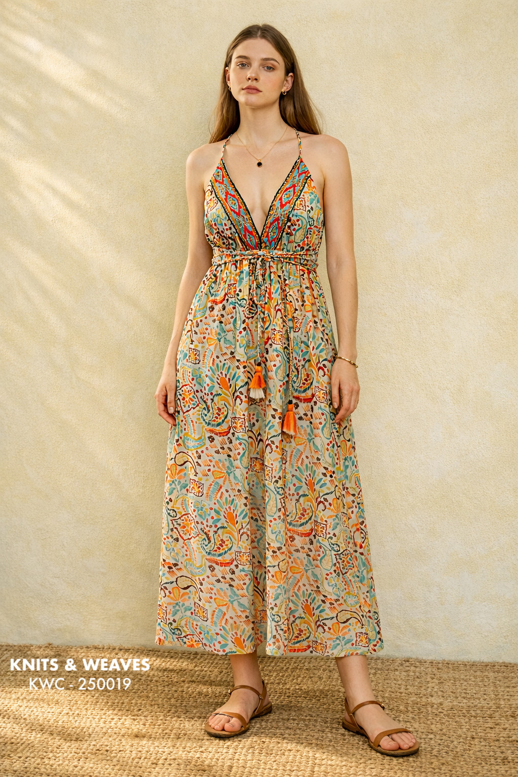 Vestido Midi Varanasi Cruzado