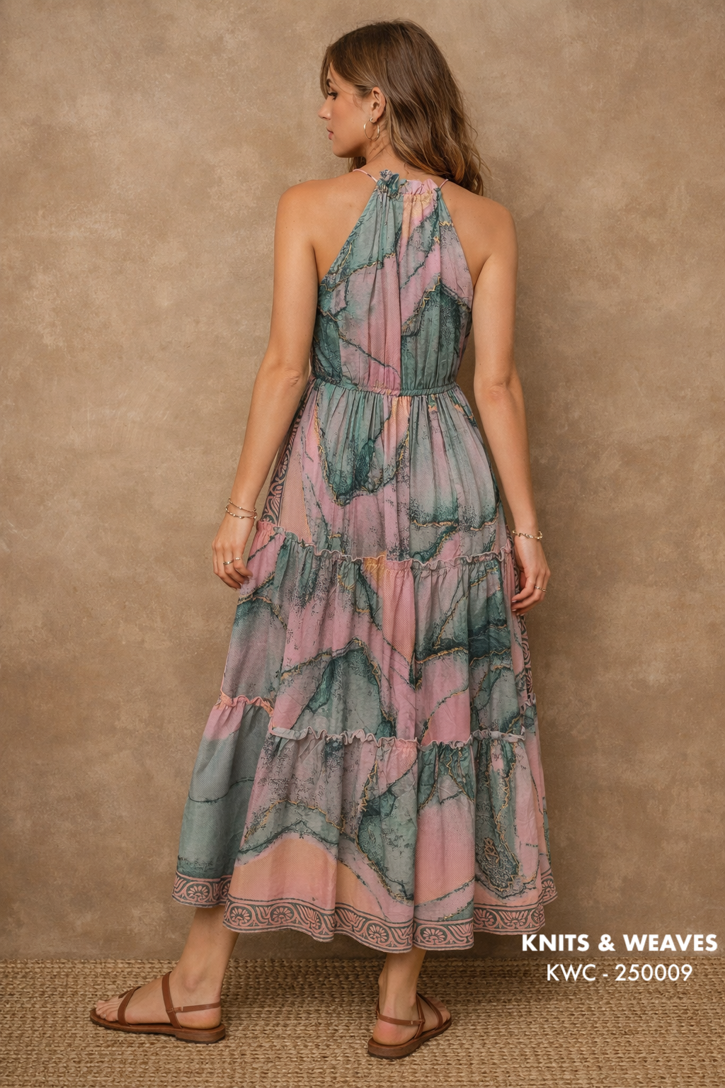 Vestido Midi Udaipur Halter