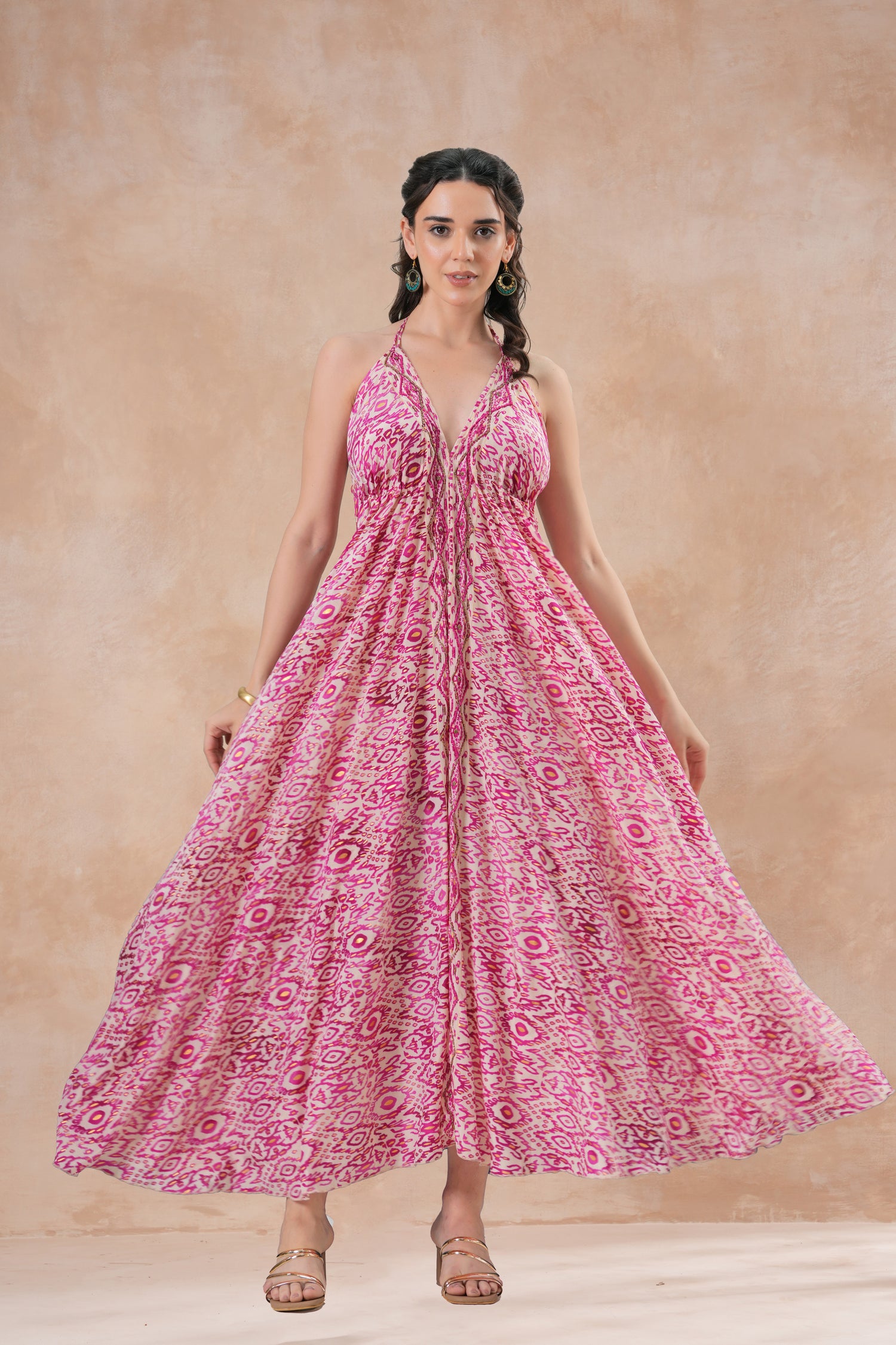 Vestido Maxi Anaya Halter