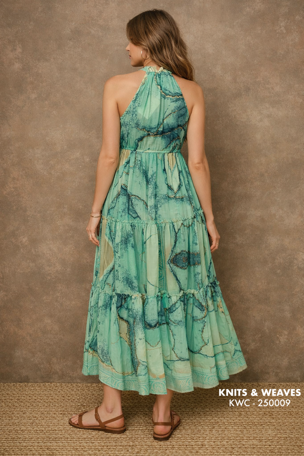 Vestido Midi Udaipur Halter