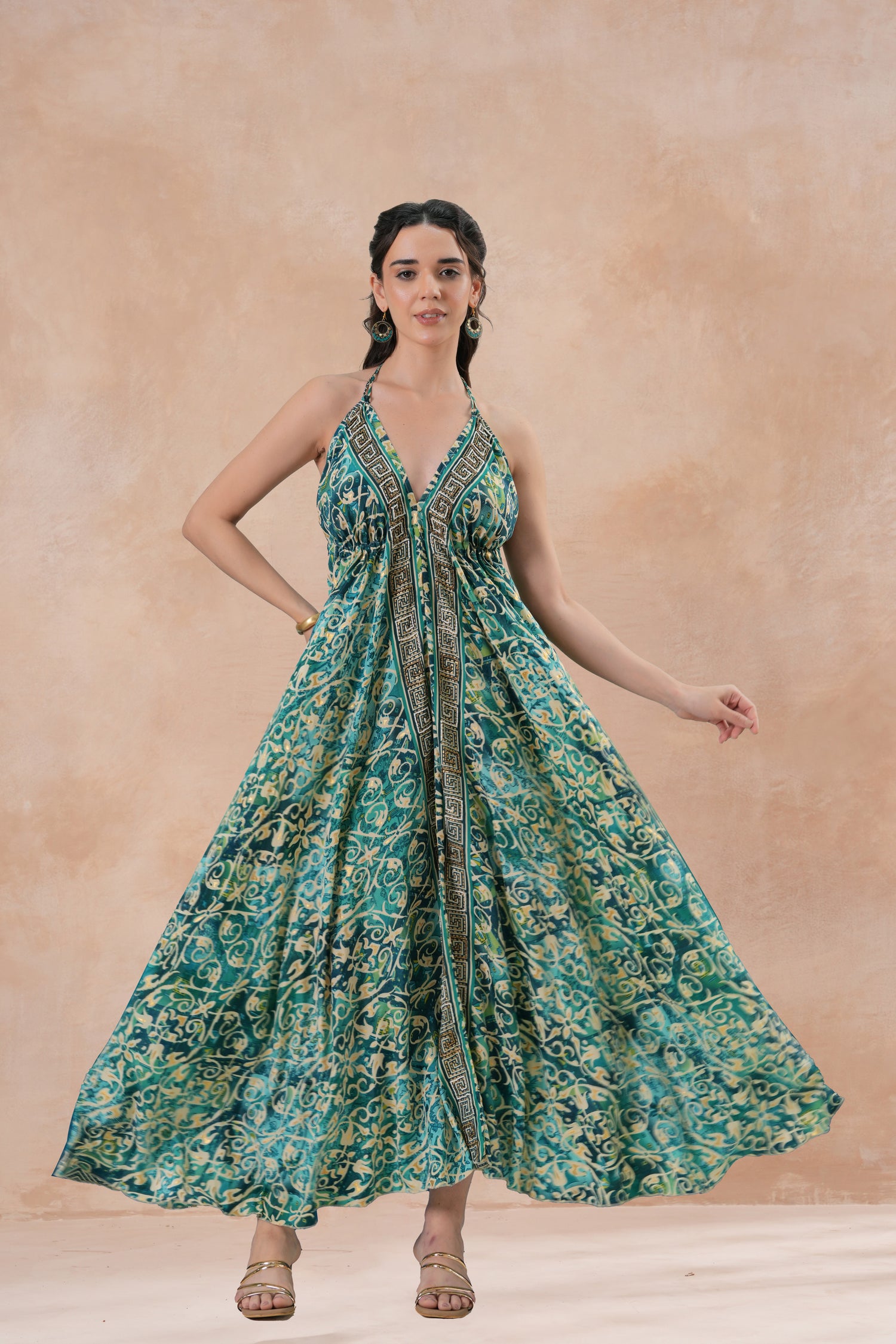 Vestido Maxi Anaya Halter