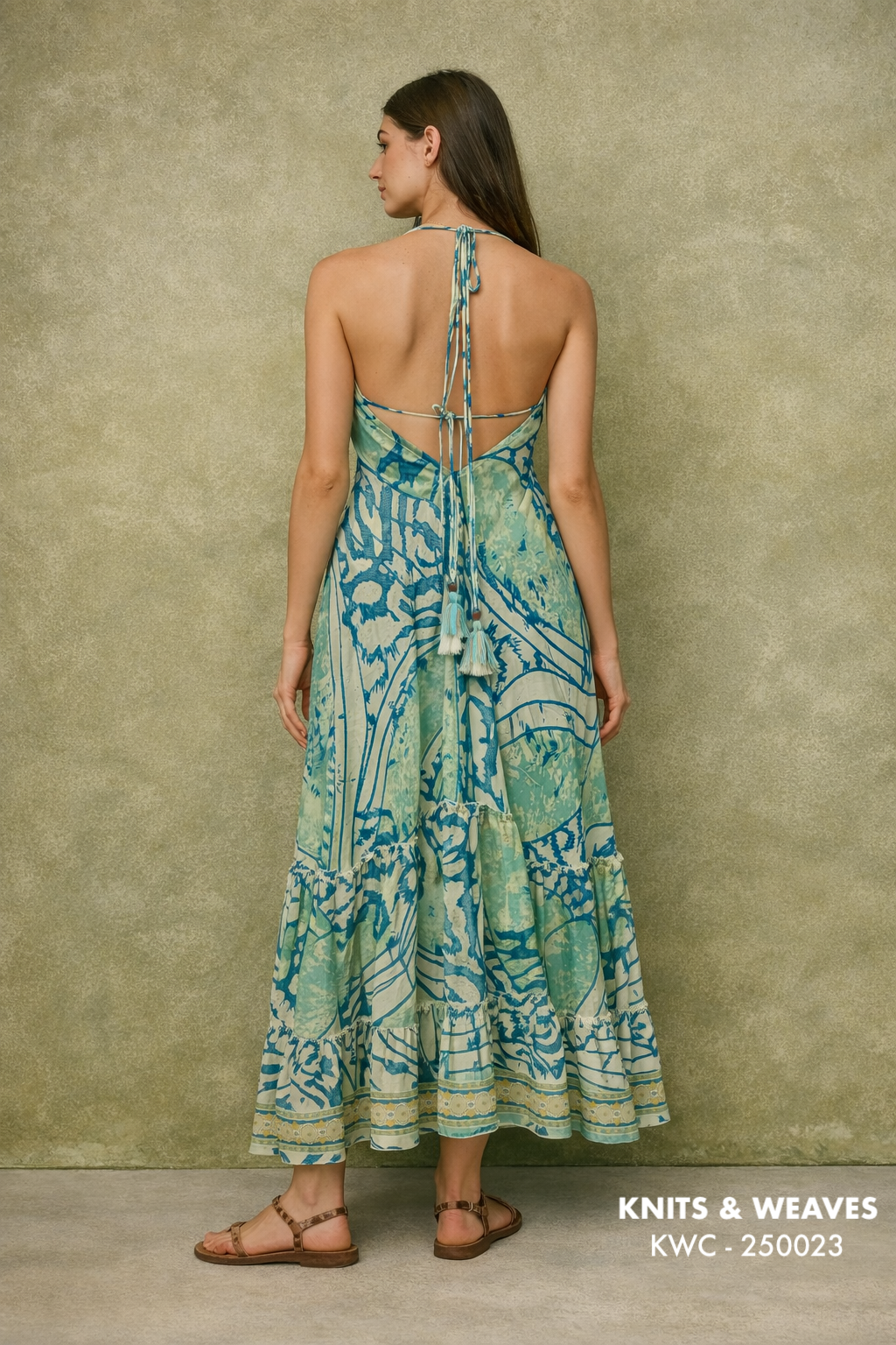 Vestido Midi Jaipur Espalda Abierta