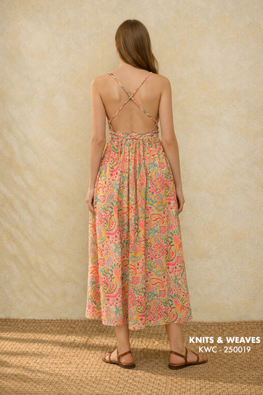 Vestido Midi Varanasi Cruzado