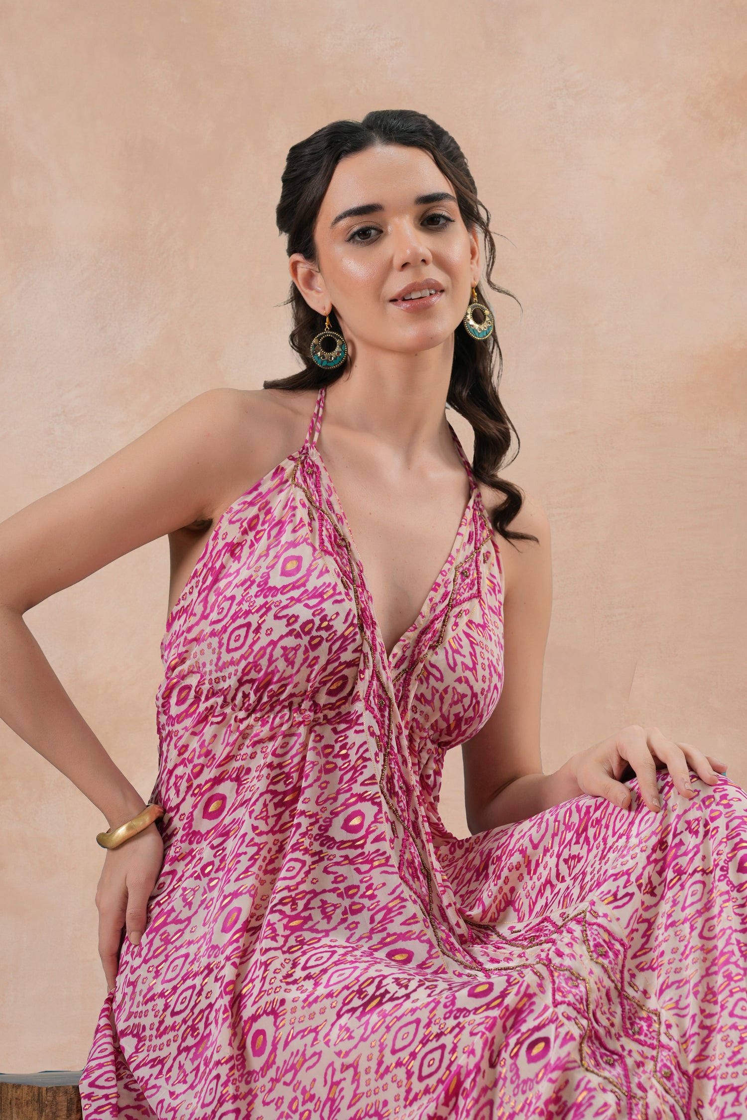 Vestido Maxi Anaya Halter