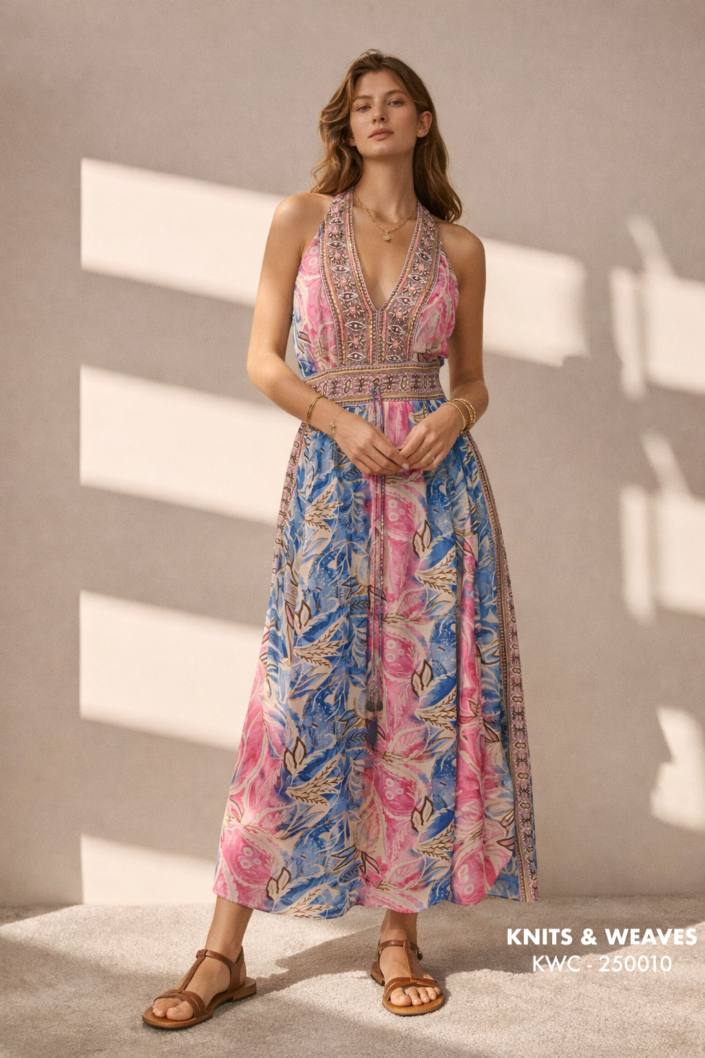 Vestido Midi Pushkar Halter