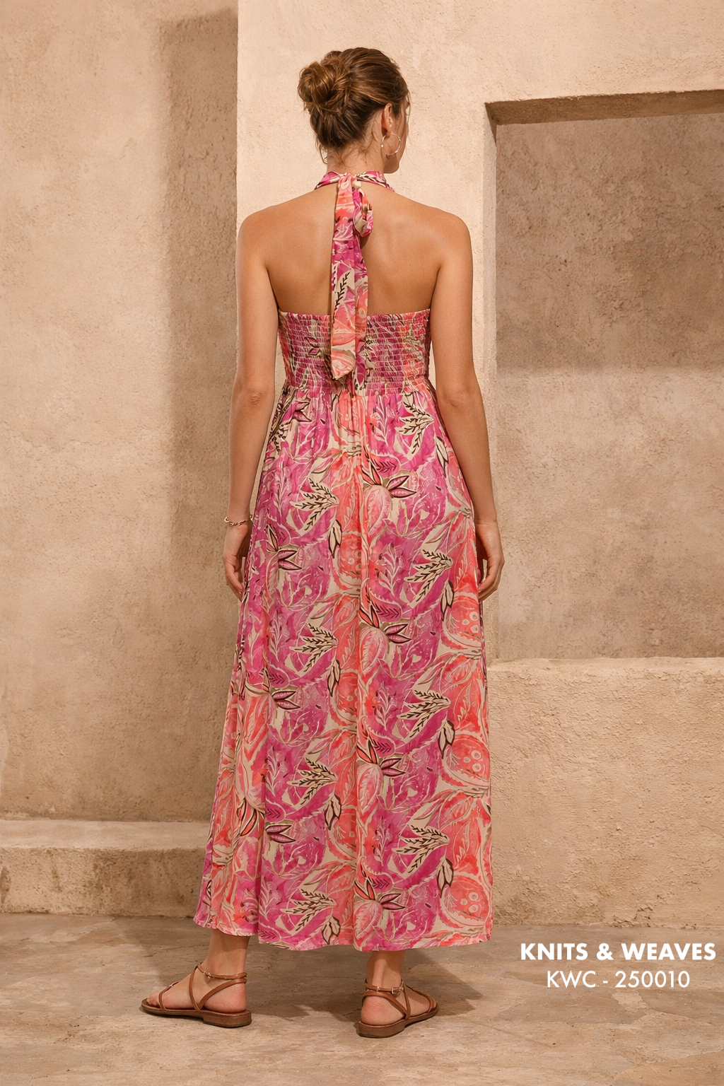 Vestido Midi Pushkar Halter