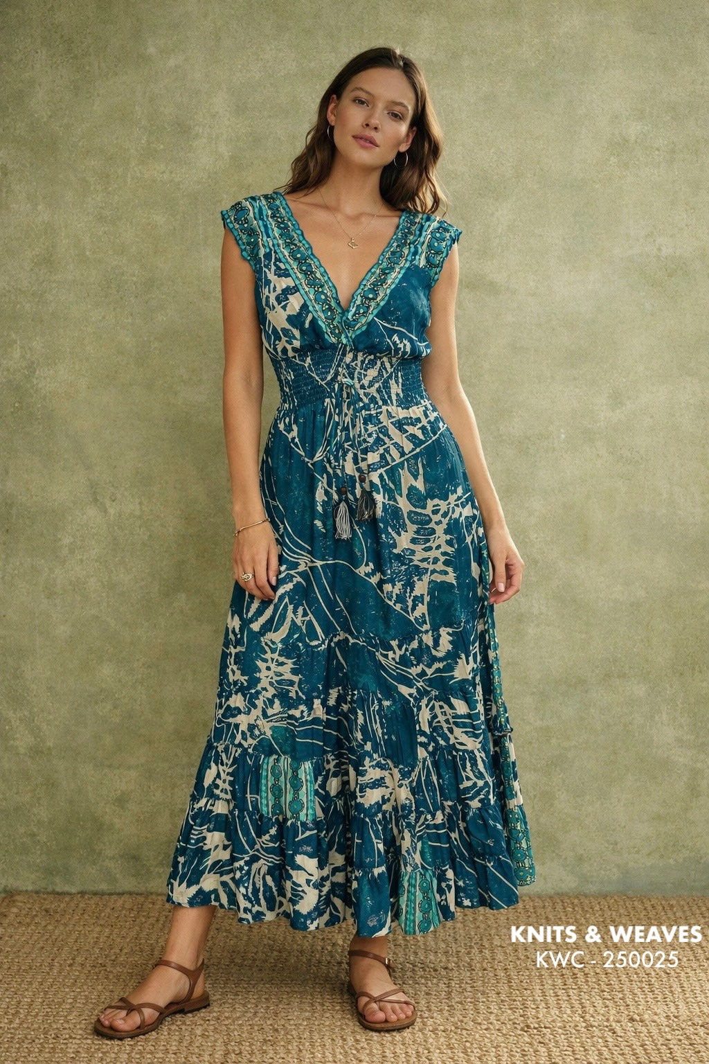 Vestido Largo Midi Varanasi