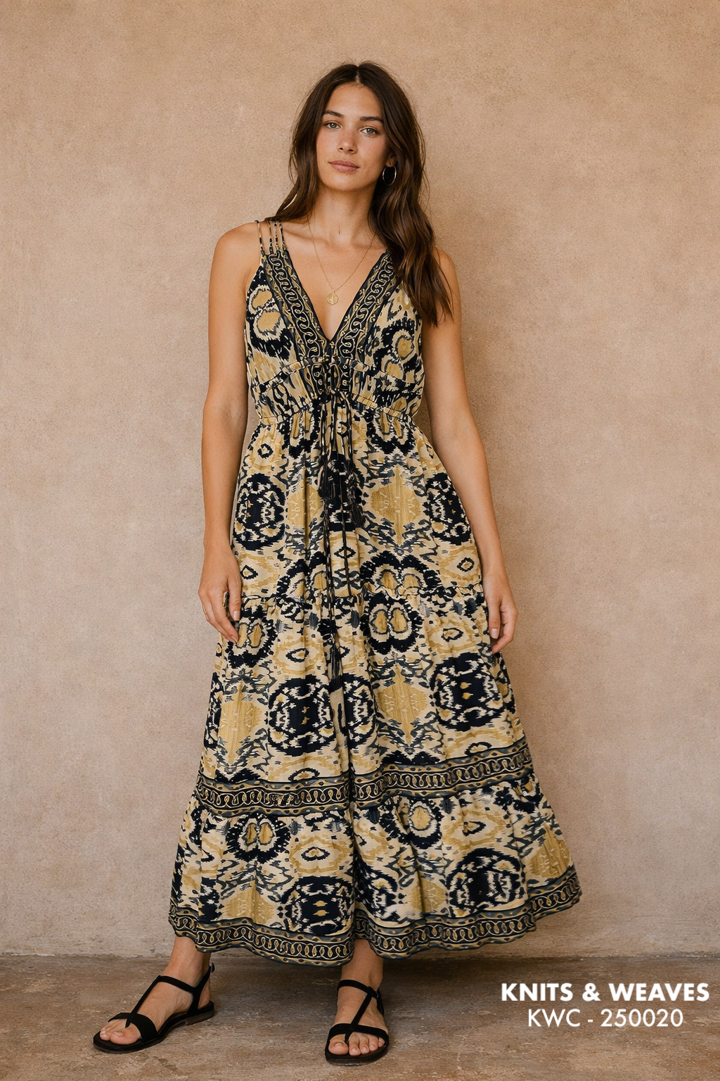 Vestido Largo Udaipur Tirantes