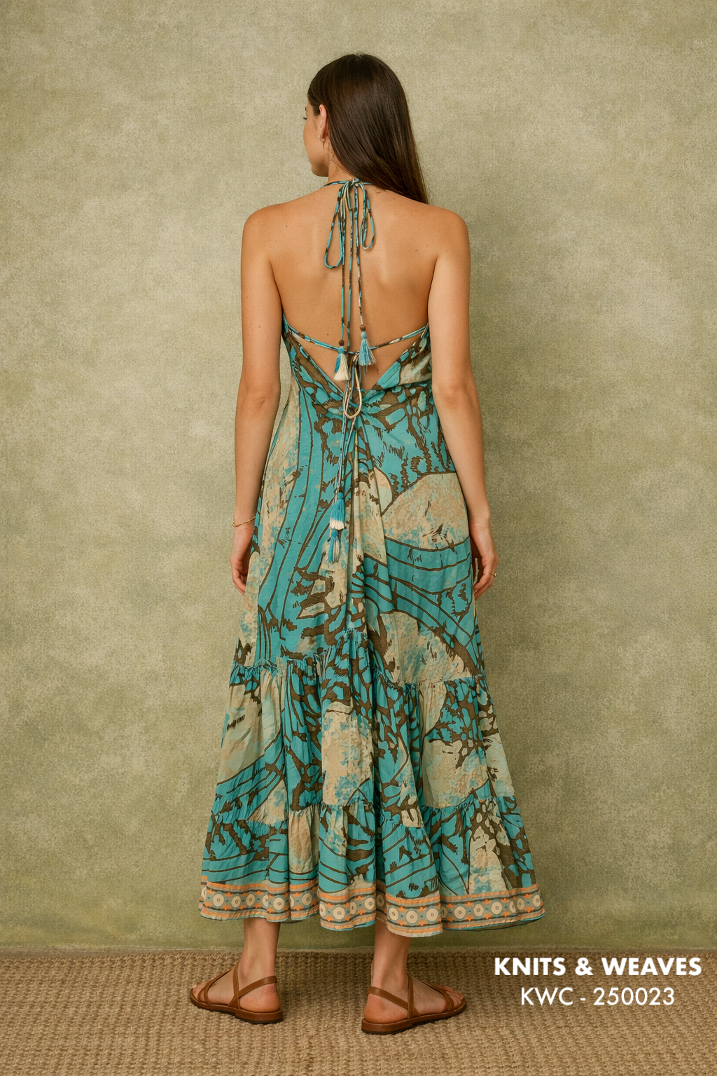 Vestido Midi Jaipur Espalda Abierta