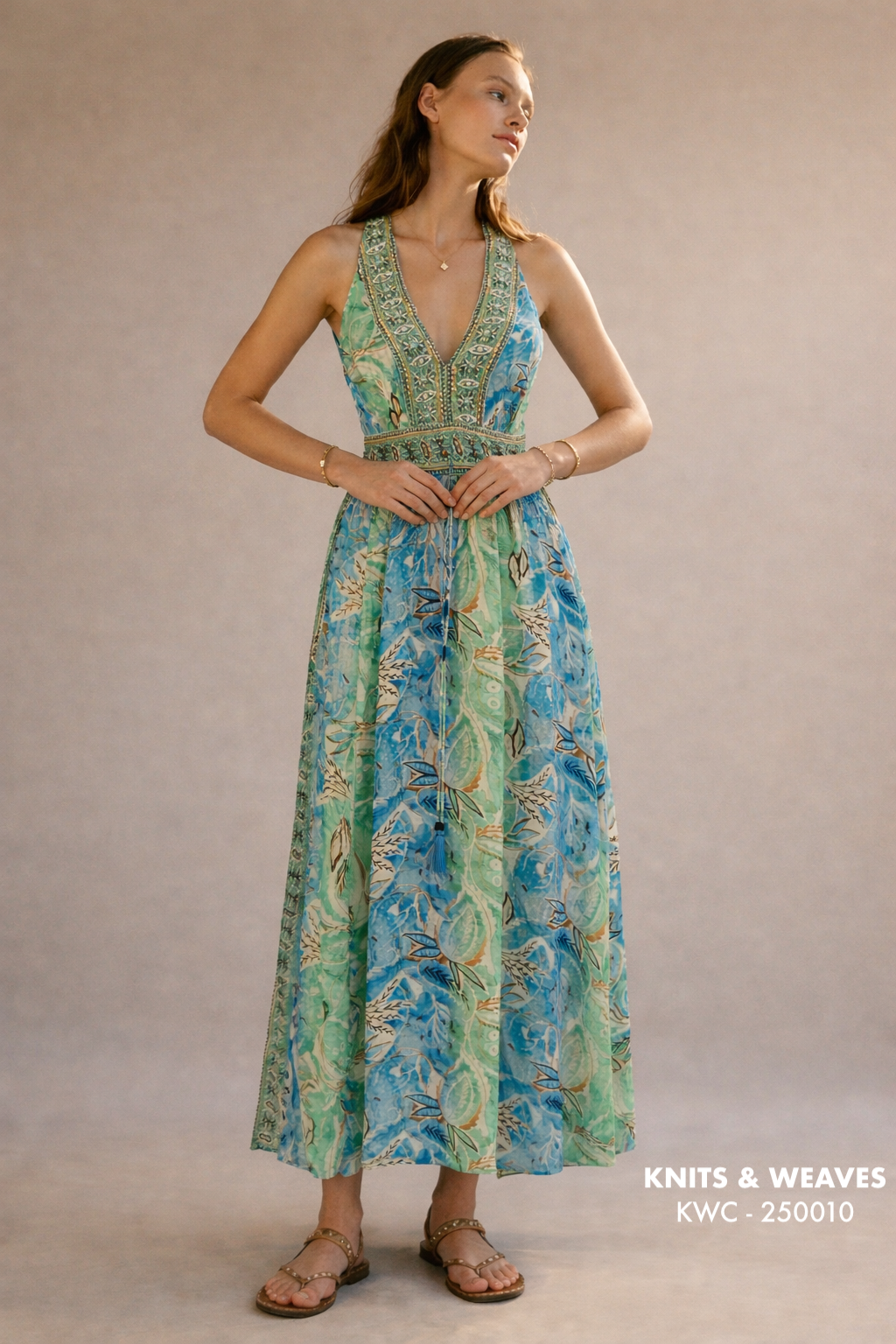 Vestido Midi Pushkar Halter