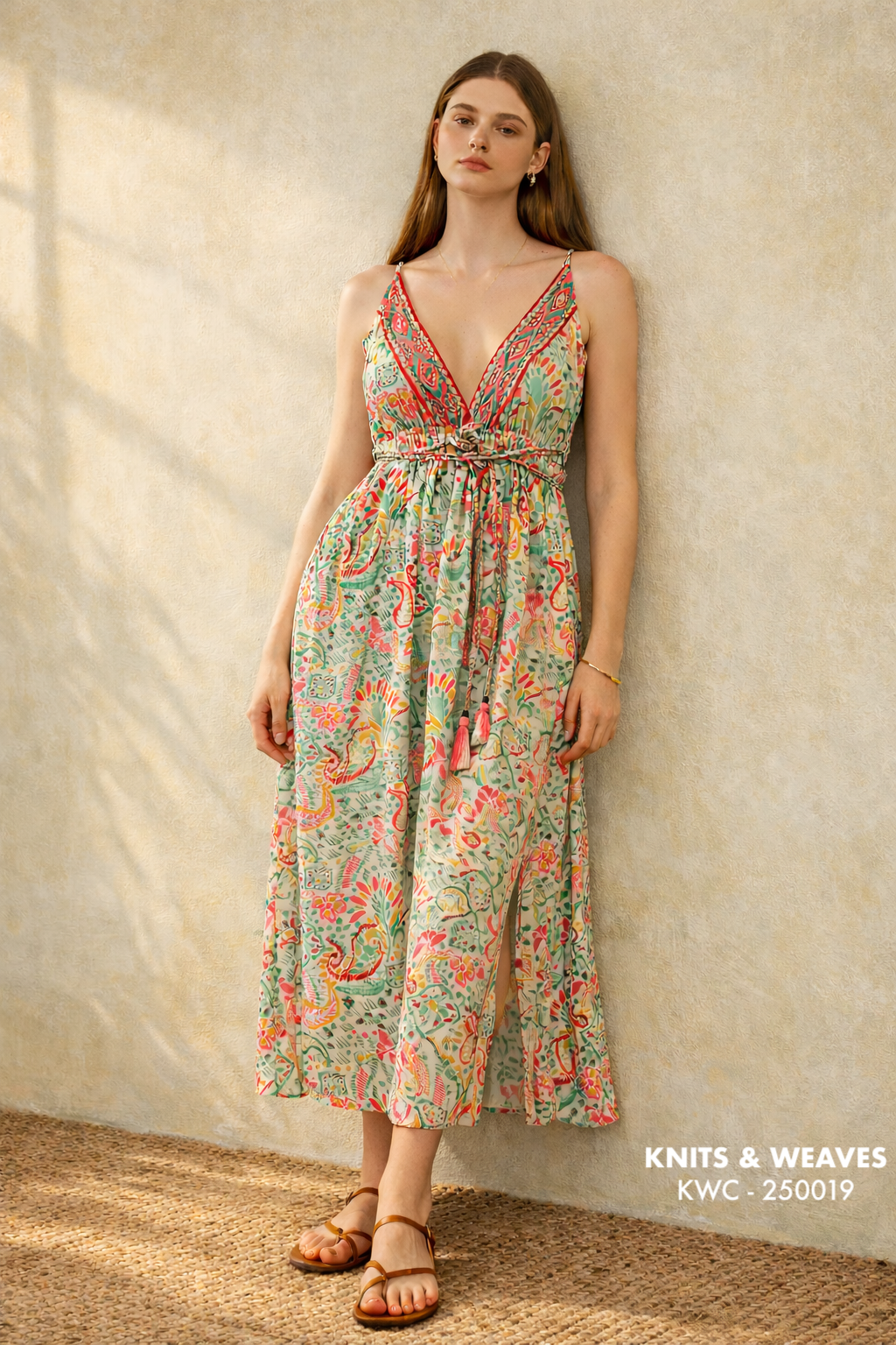 Vestido Midi Varanasi Cruzado