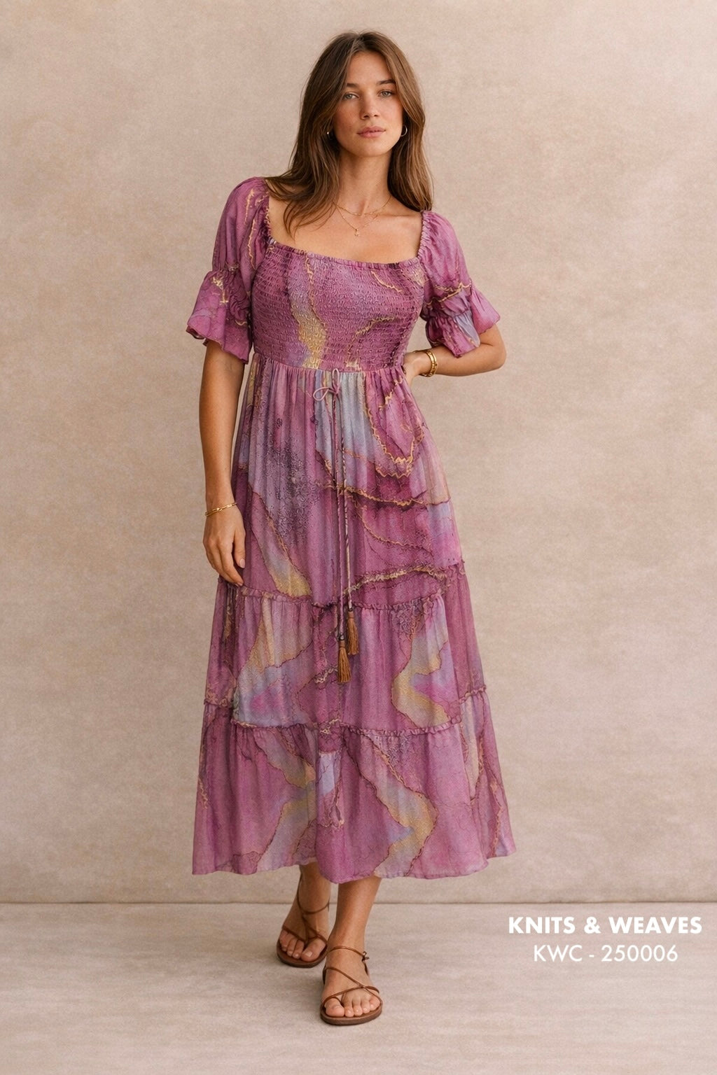 Vestido Midi Jaipur Aura