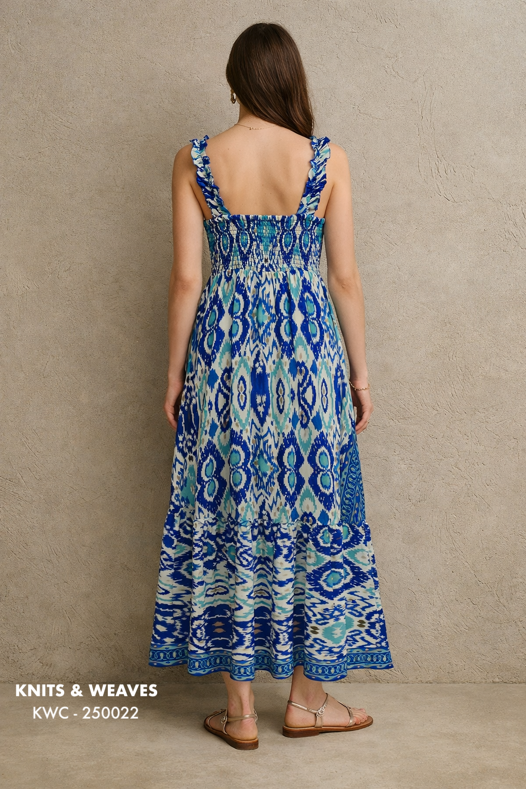 Vestido Midi Agra Volantes