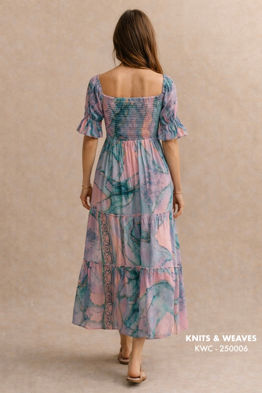 Vestido Midi Jaipur Aura