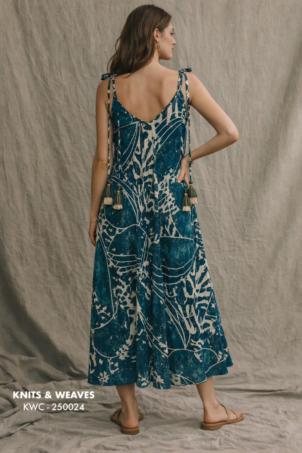Vestido Midi Udaipur Lazos