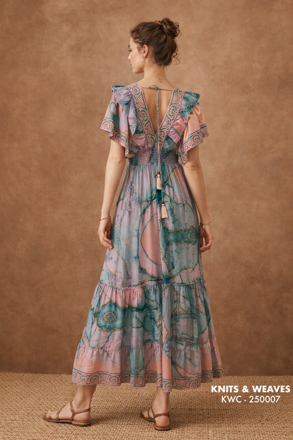 Vestido Midi Varanasi Étnico