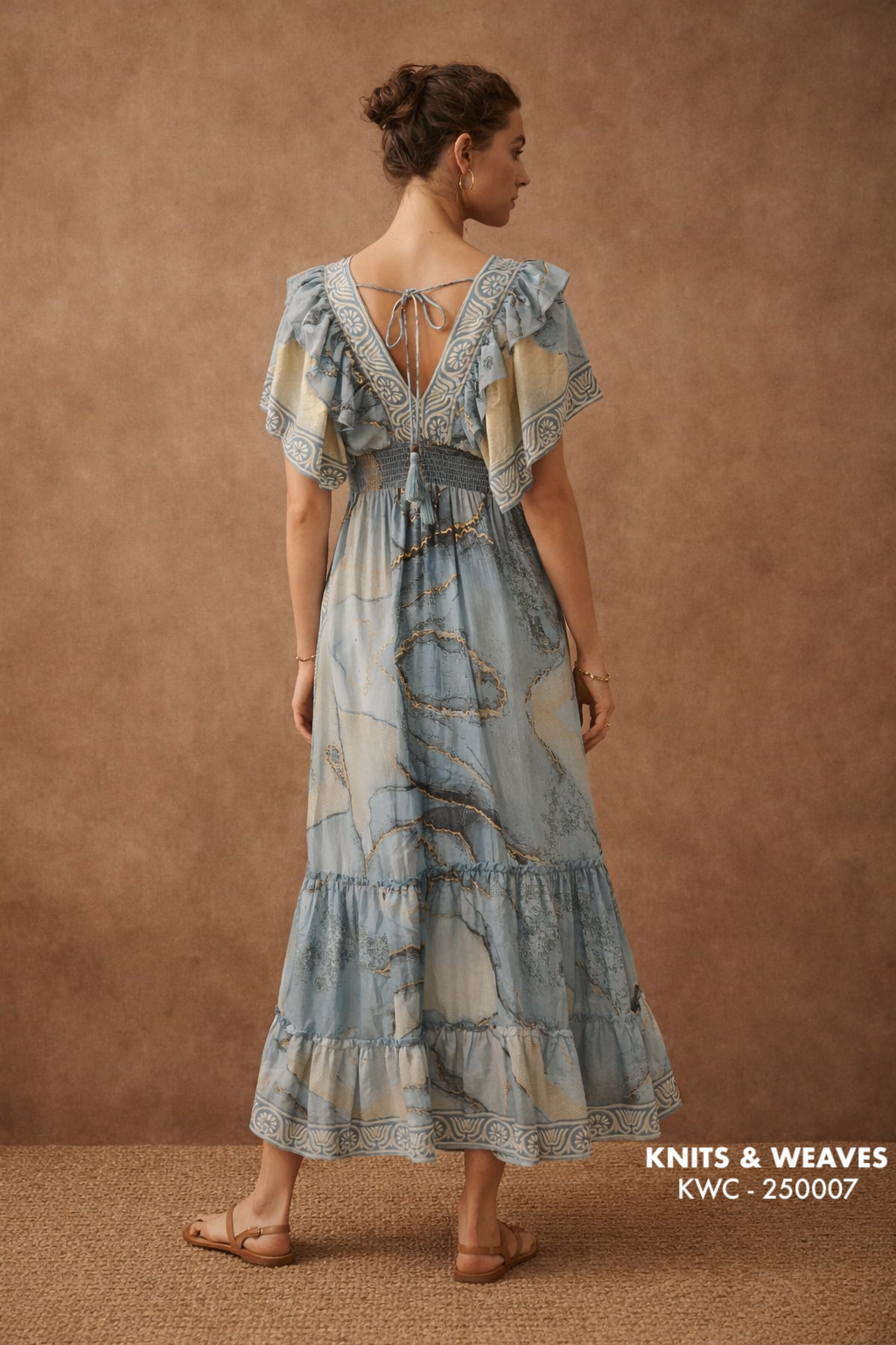 Vestido Midi Varanasi Étnico