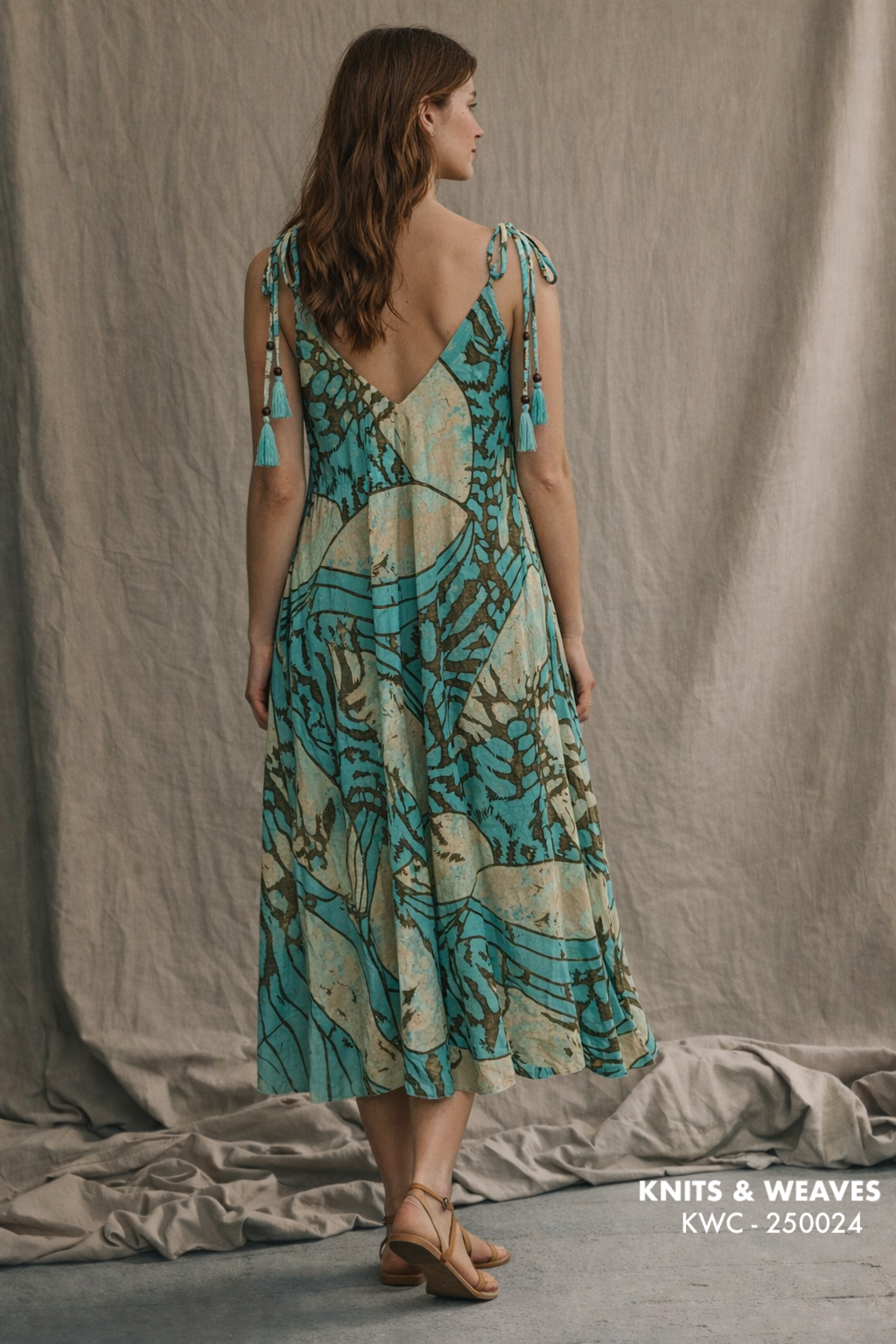 Vestido Midi Udaipur Lazos