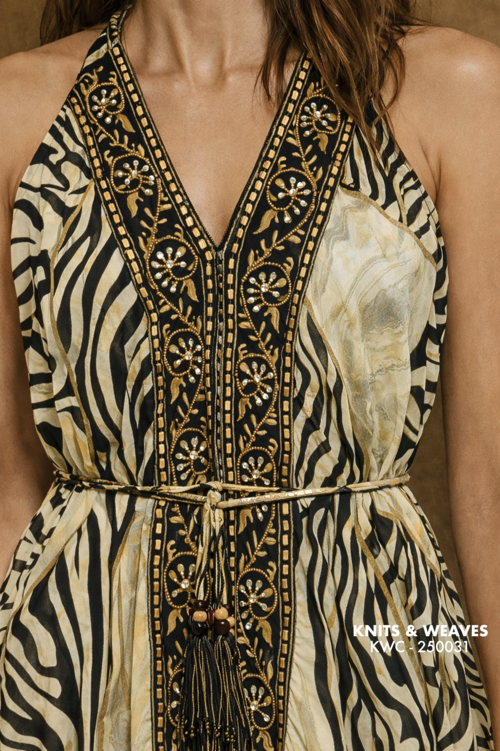 Vestido Midi Safari