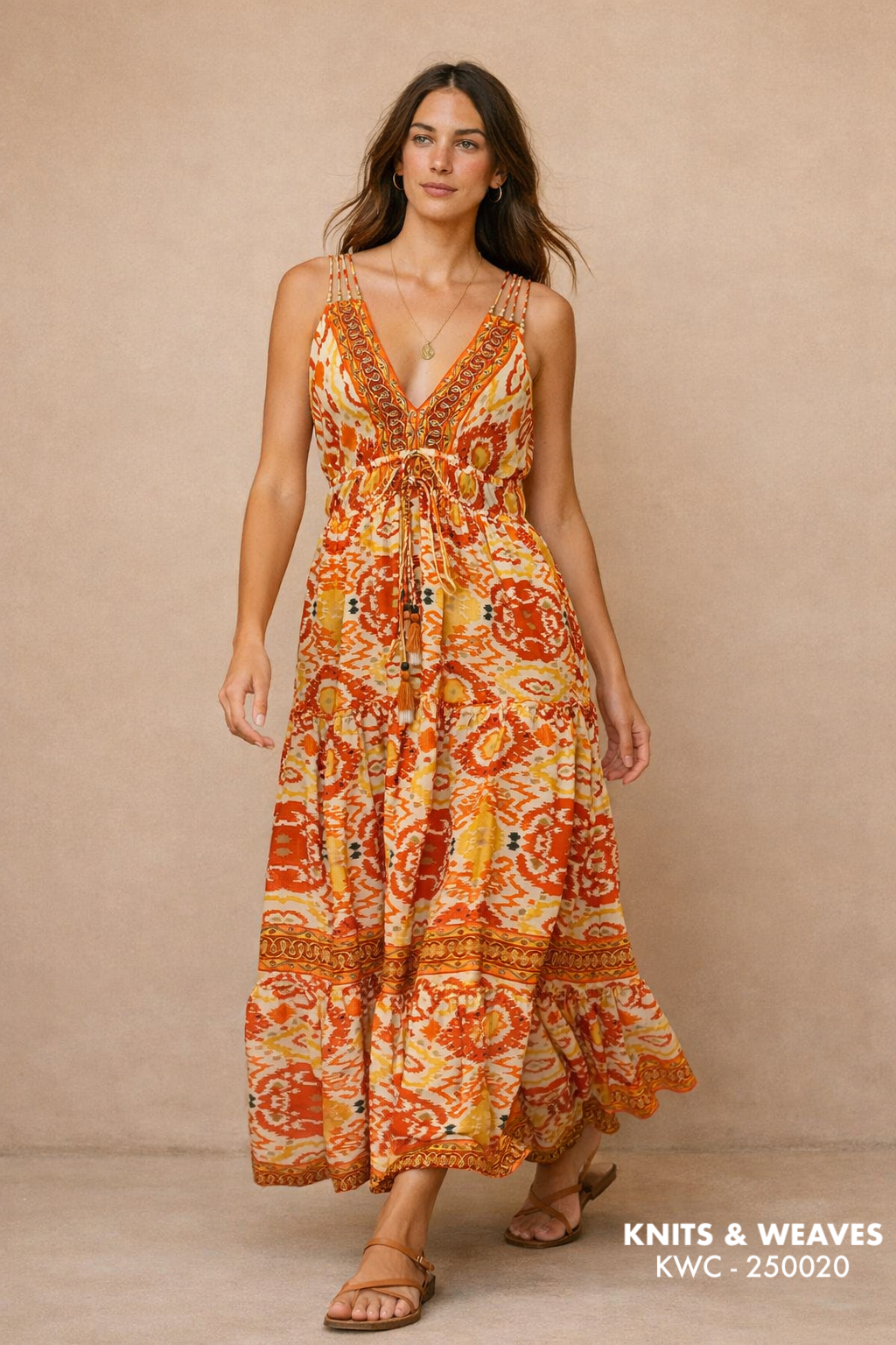 Vestido Largo Udaipur Tirantes