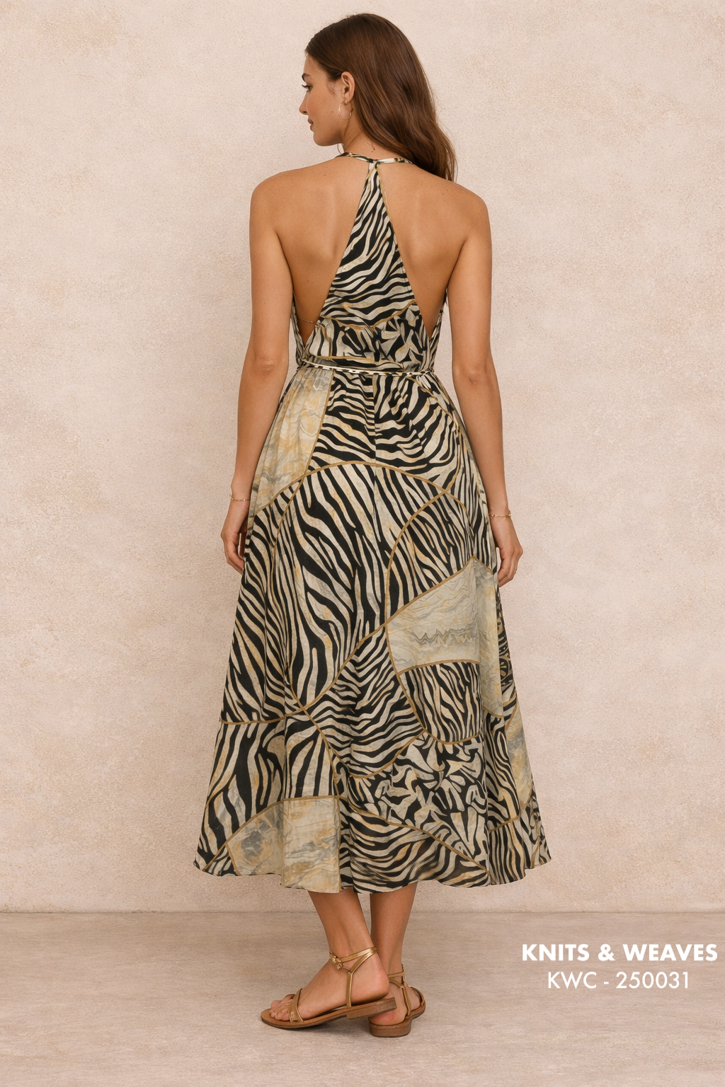 Vestido Midi Safari