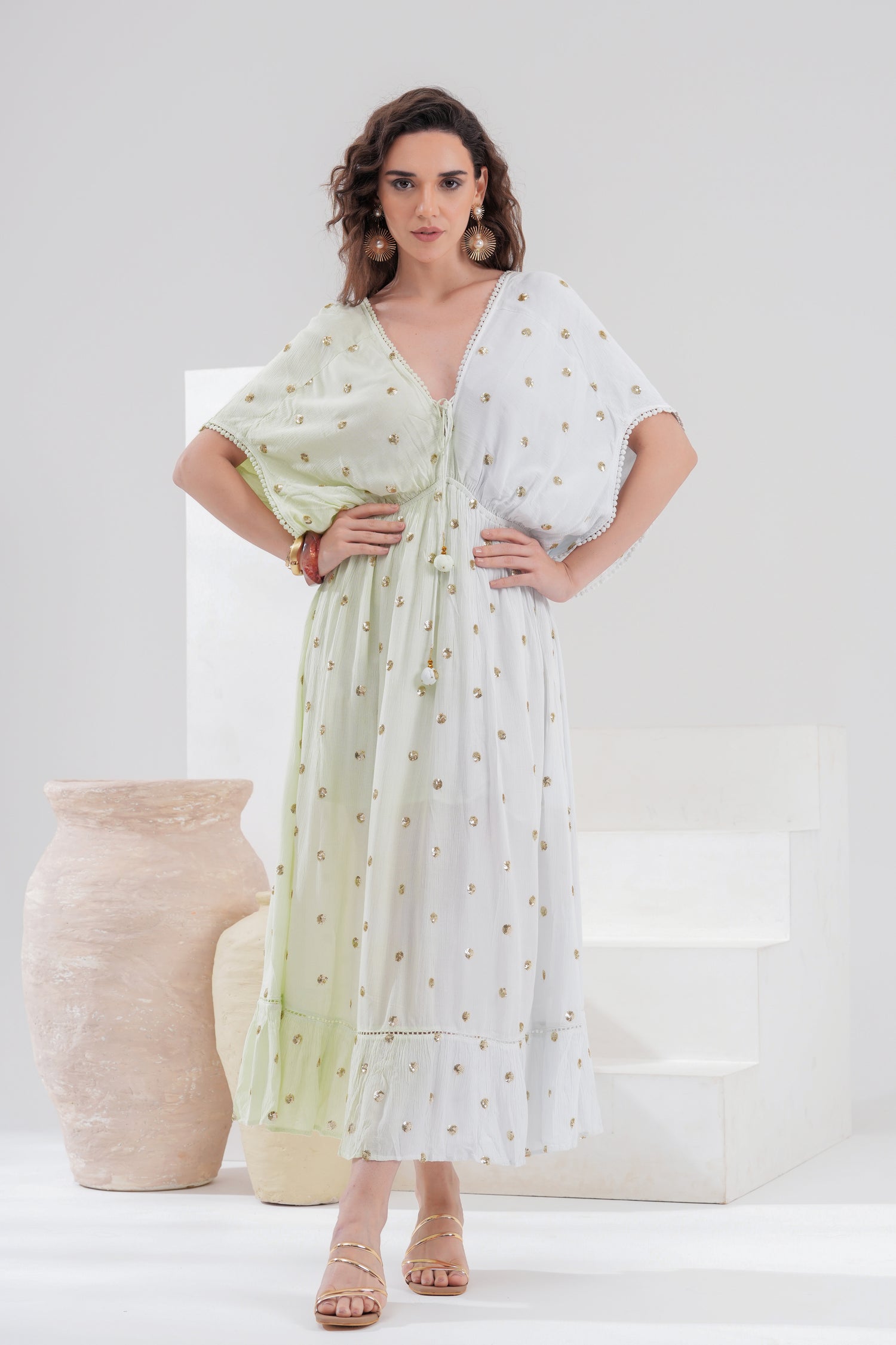 Vestido Maxi Dual Mint
