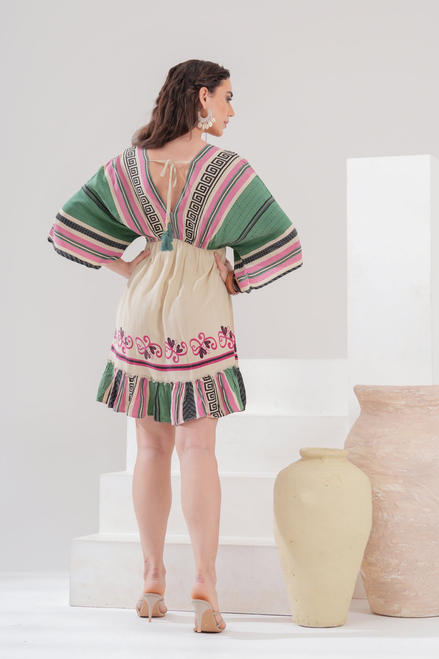 Vestido Naira Boho Green