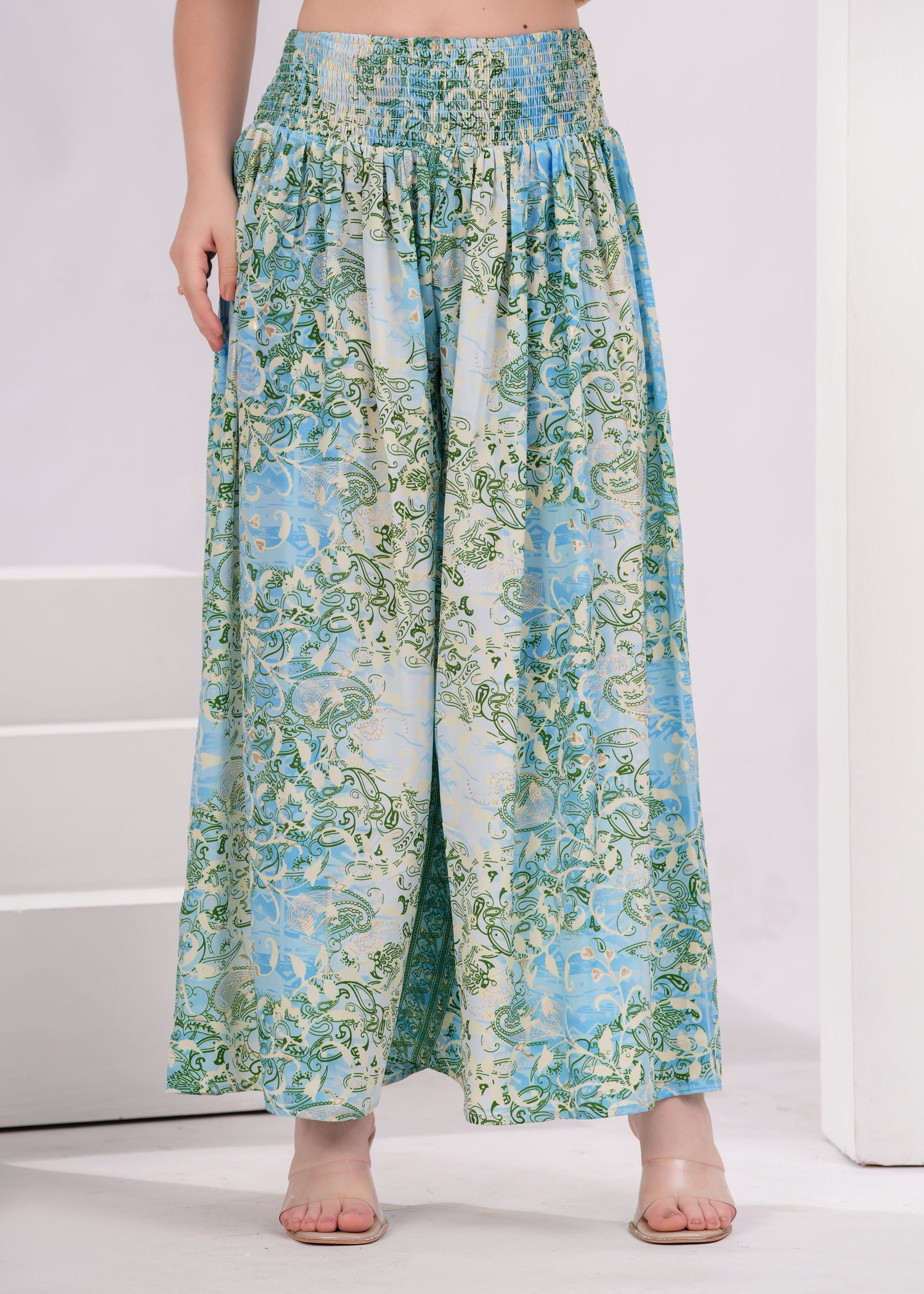 Conjunto Crop Top & Pantalón Wide Leg