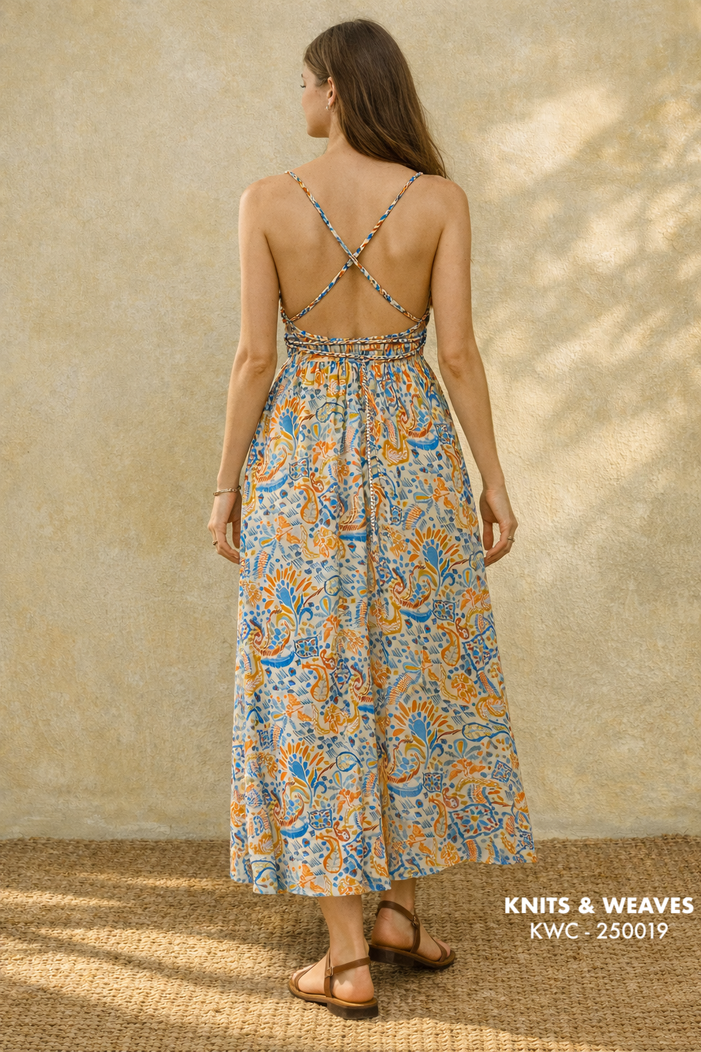 Vestido Midi Varanasi Cruzado