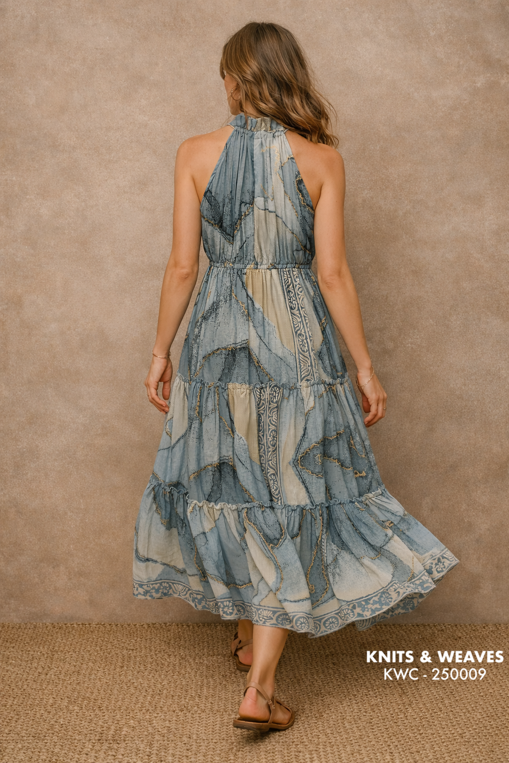 Vestido Midi Udaipur Halter
